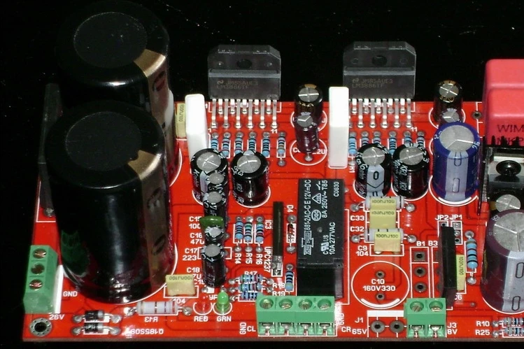 

Плата усилителя мощности LM3886 6N11 UPC1237 класса D, Hi-Fi, 2,0 каналов, 68 Вт * 2, аудиоплата