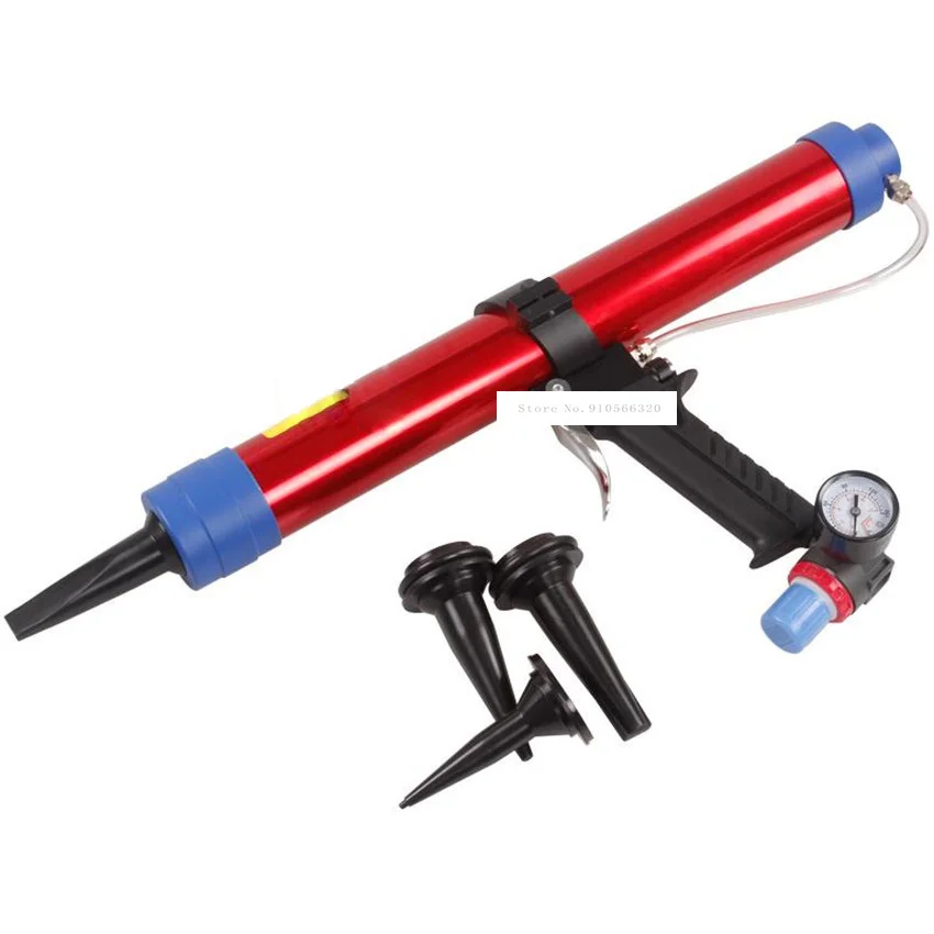 

New Hot Professional 600ML Pneumatic Air Glass Glue Guns,Air Caulking Gun, Glass Glue Tools GY1004 420mm Length 0.4Mpa 8kg / cm2