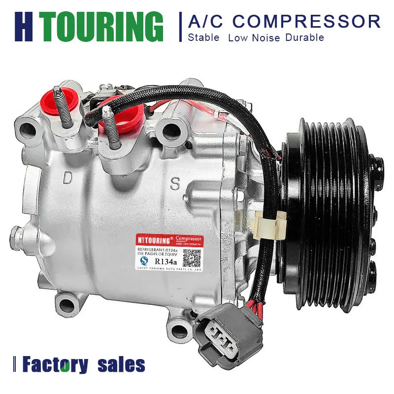 

For Car Honda TRSA09 AC Compressor for Honda Civic 1.7L L4 2002 2003 2004 2005 38810PLMA11 38810PRA006 38810PLMA12 38810-PLM-A12