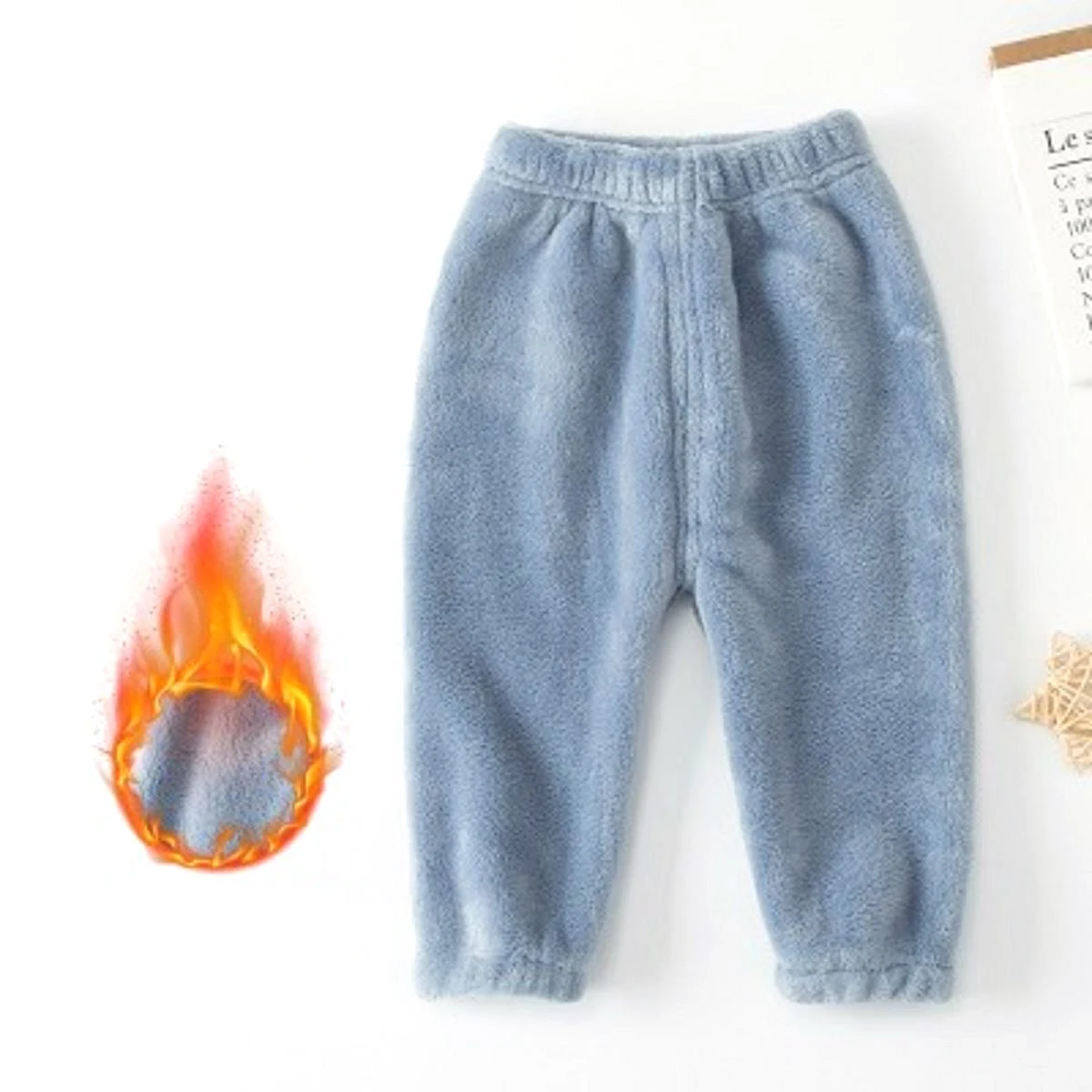 Baby warm and velvet long pants men and  baby thick cotton pants  big pp pants wear autumn and winter