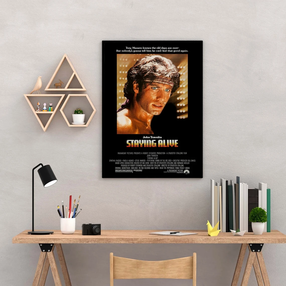 Staying Alive Movie Poster Canvas Art Print Home Decoration Wall Painting ( No Frame )