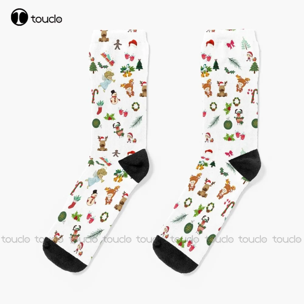 

Christmas Barebranch Socks Womans Socks Christmas New Year Thanksgiving Day Gift Unisex Adult Teen Youth Socks Custom Funny Sock