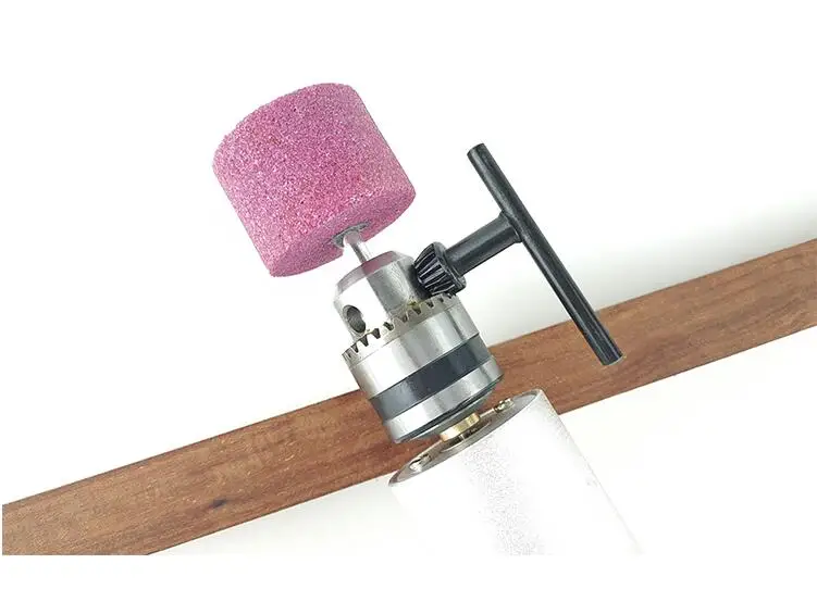 Large size red corundum electric grinding head metal grind wheel handle diameter:6mm NO.C0390