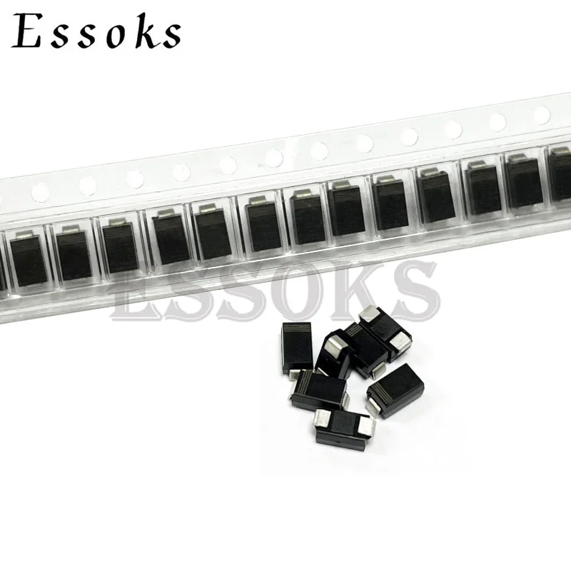 50Pcs SMD Fast Rectifier Diode ES1G ES2D ES1M ES2G ES1J GS1M ES1D ES2J ES2M 1A 2A 200V 400V 600V 1000V DO-214AC SMA Diodes