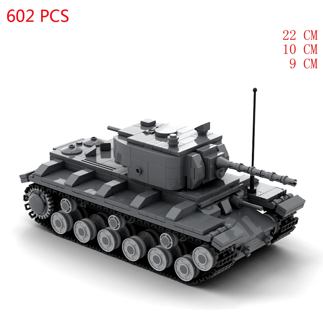 hot military WW2 KV 1 tank Soviet Army self defense War weapons vehicles equipment Building Blocks model bricks toys for gift