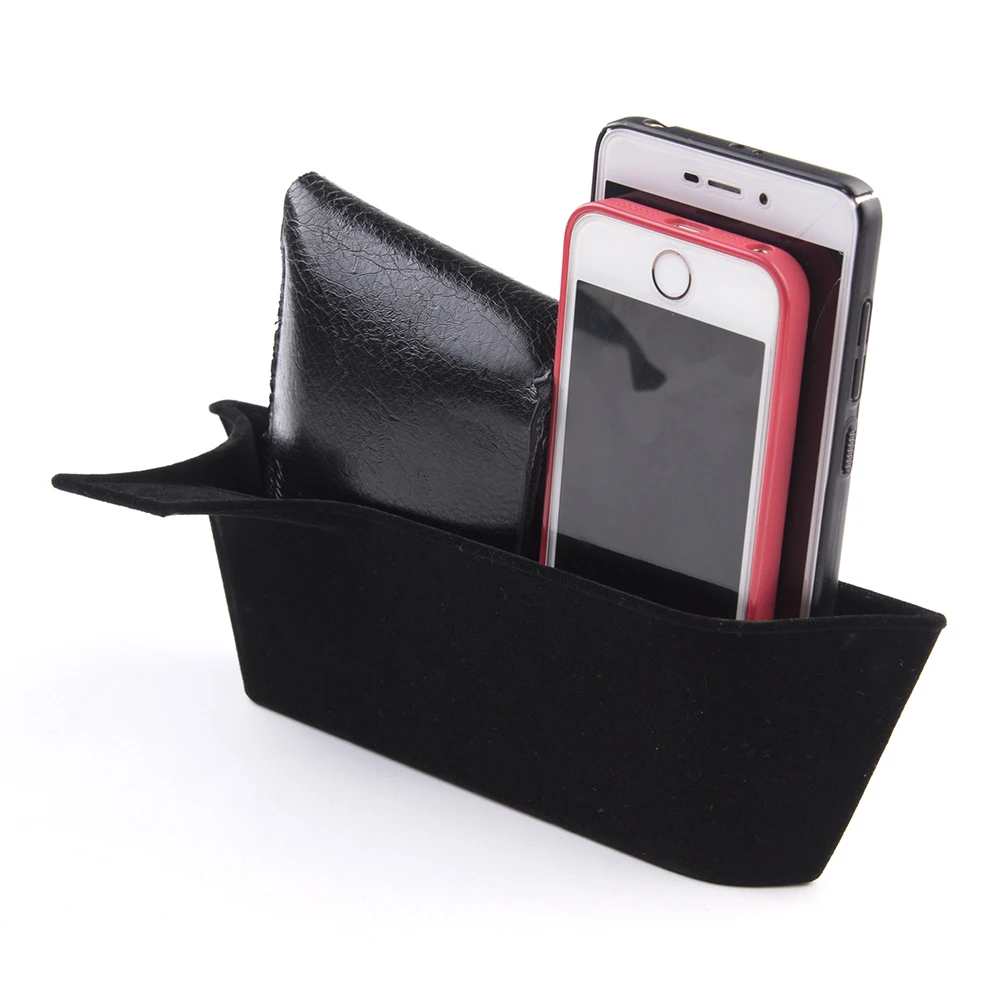 Door Side Organizer Tray Grab Handle Storage Box Handle Pocket Armrest Phone Container For Mini cooper F55 5 Doors F56 Hatchback