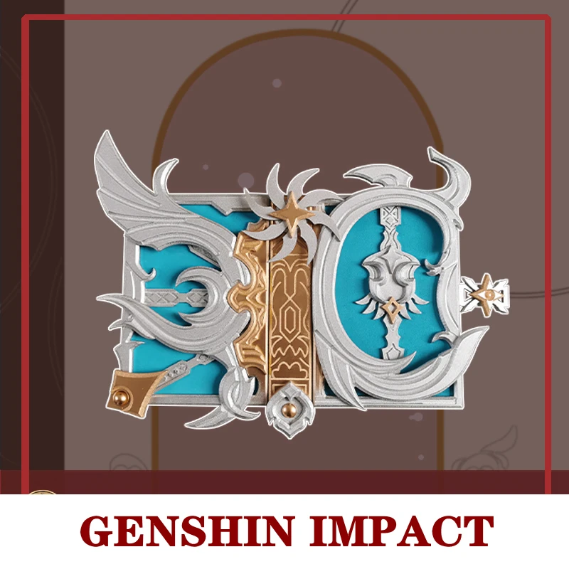 

Anime Cosplay Accessories Game Genshin Impact Klee Ningguang Five-Star Weapon PVC Magic Book Halloween Props Adult Toy Xmas Gift