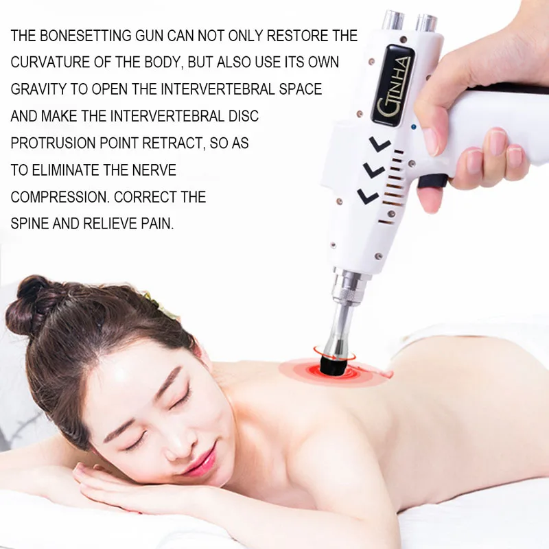 Spine Chiropractic 750N Chiropractic Adjusting Instrument /Impulse adjuster Electric Correction Gun Activator Cervical Massager