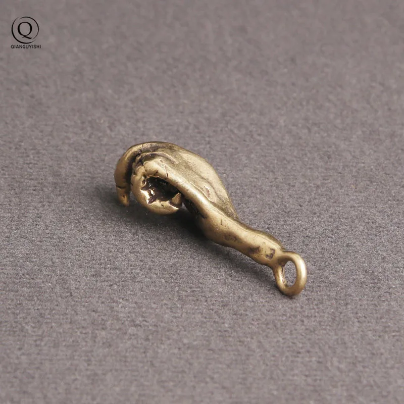 Brass Crafts Devil\'s Claw Key Chains Pendants Copper Keychains Bird Claws Charms Punk Fashion Car Key Holder Hanging Gifts