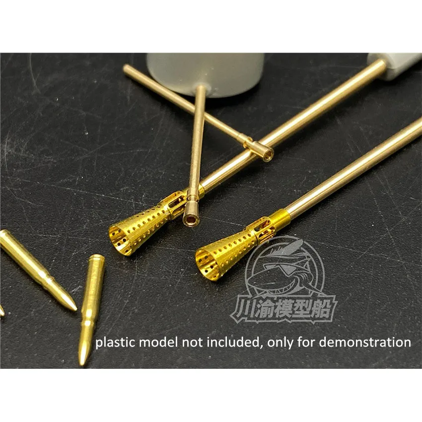 1/35 Scale Metal Barrel Muzzle Brake Shell Kit for Takom 2105 Flakpanzer Panther Model #CYT053