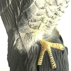 Falsch realistischer Vogelbahler Plastik Eagle Falcon Verdammten Garten Hinterhof Vogelschutzschutz im Freien Schädlingskontrolle 10 Hauptverkaufsadlergarten - №9