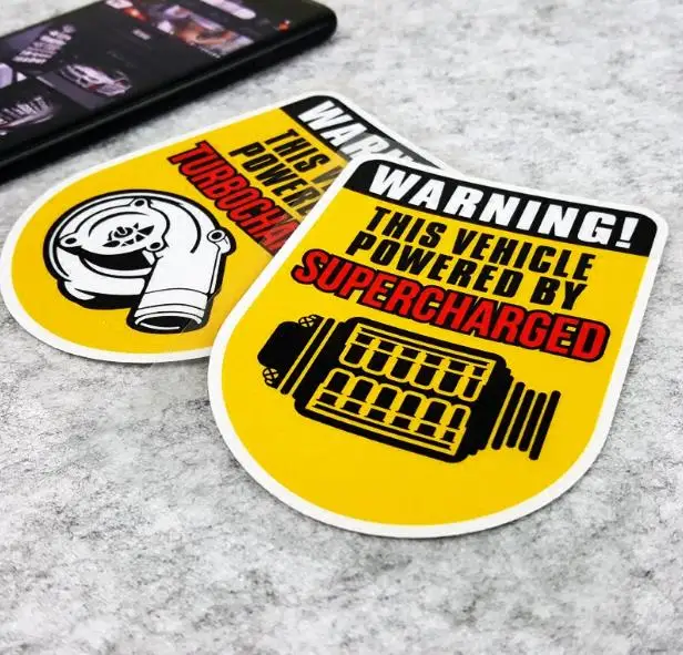 ملصق تحذير للسيارة والدراجات النارية ، ملصق فينيل عاكس مضحك للسيارات والدراجات النارية