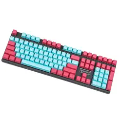 YMDK PBT Miami OEM Profile 108 Key Douhle Shot Shine Through Keycap For Filco Corsair Logitech Razer Coolermaster