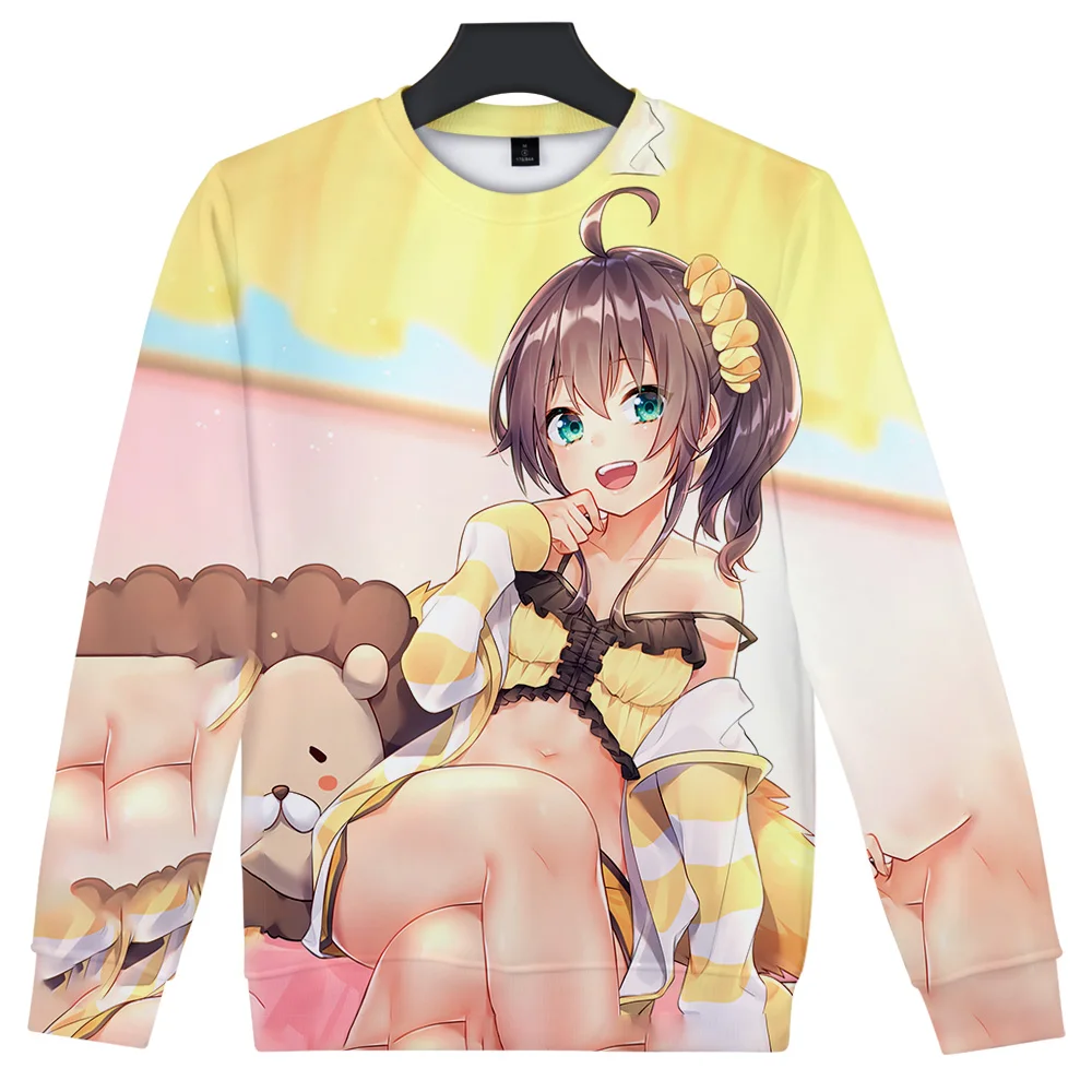 HOLOLIVE VTuber Natsuiro Matsuri 3D print autumn winter  Holiday passionate style Men/Women casual Kawaii Style Round sweatshirt