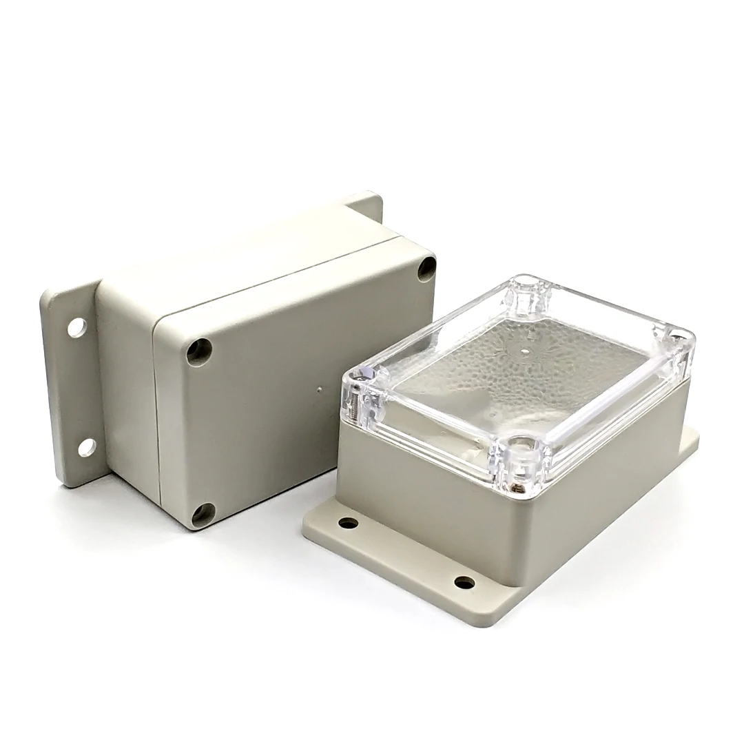 Wodoodporna plastikowa obudowa elektroniczna obudowa oprzyrządowania Ip67 projekt elektryczne pudełko projektowe ABS zewnętrzna skrzynka przyłączeniowa obudowa