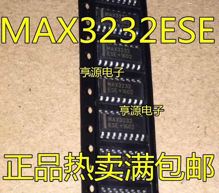 10pieces MAX3232 MAX3232ESE MAX3232CSE  MAX3232EESE  SOP16