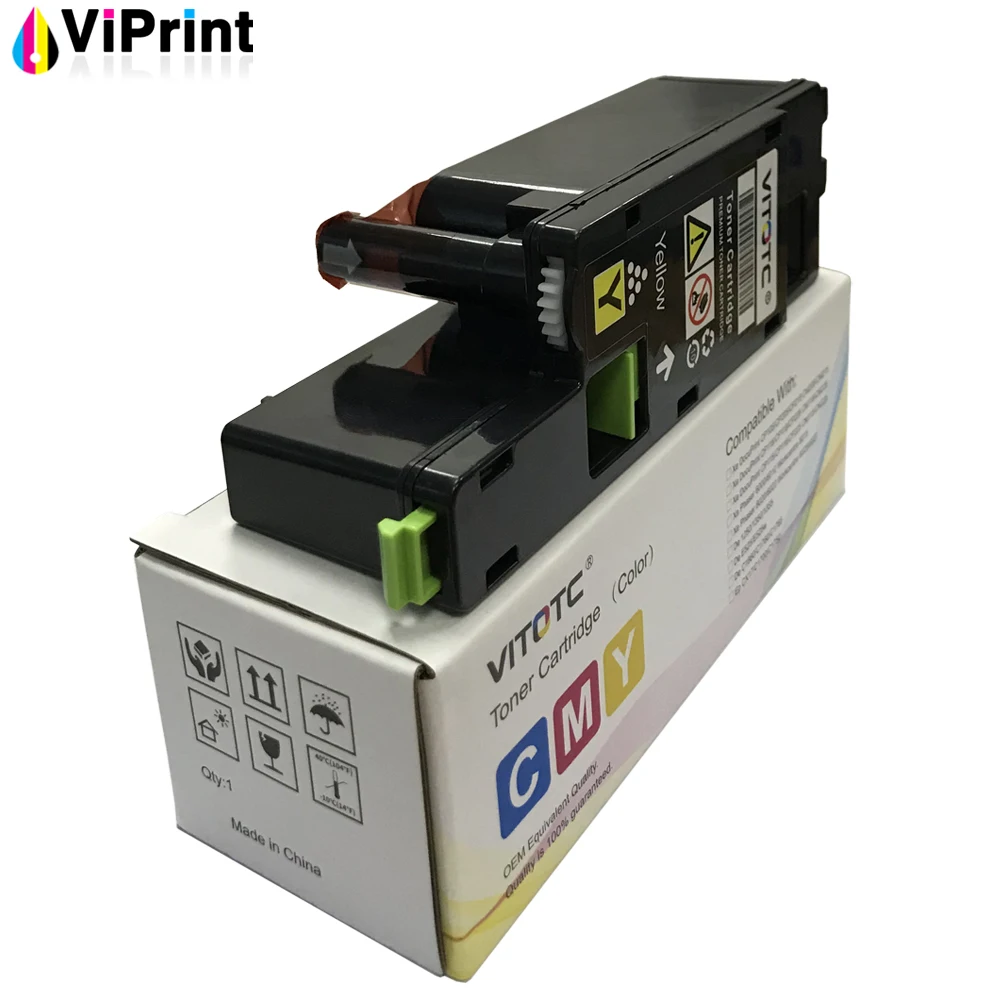 4Pcs Japan Powder Toner Cartridges Compatible For Xerox Phaser 6010 6000 Workcentre 6015 6015V Laser Printer With Developer