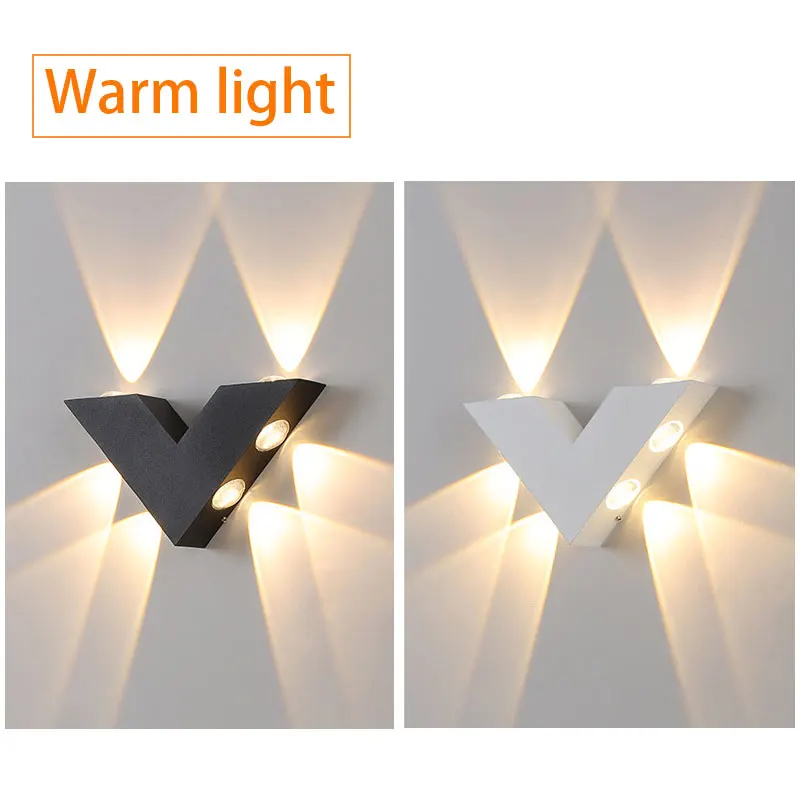 

Creative Wall Lamp Outdoor Waterproof Wall Light Villa Wall Lamp KTV Corridor Decoration Wall Lamp Door Lamp V-shaped Light