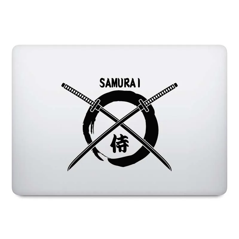 Japan Samurai Sword Laptop Cover Sticker for Macbook Pro 16 Inch Air 11 13 Retina Mac Book Skin Vinyl Art Adesivo Notebook Decal