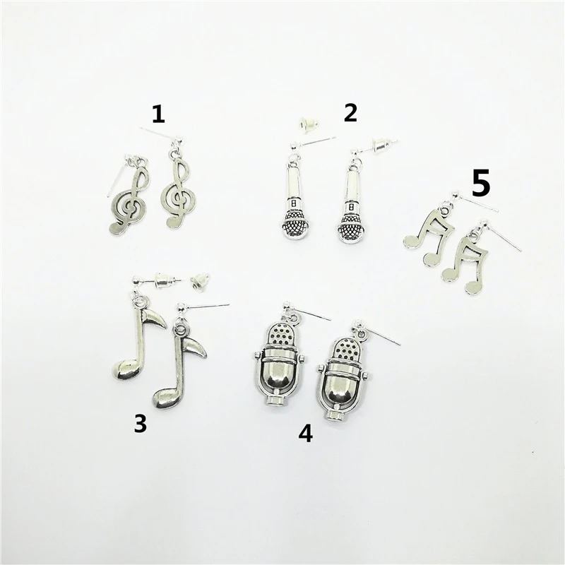 

Tiny Guitar Earrings, Music Notes Stud Earrings, Music Teacher Gifts, Band Gift, Gift for Music Lover, Earrings for Man/ Women