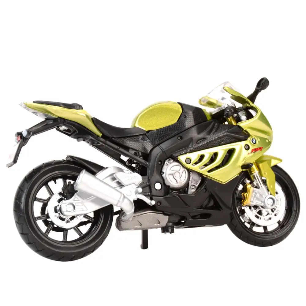 Maisto 1:18 BMW S1000RR 정적 다이 캐스트 차량, 수집 취미 오토바이 모델 장난감