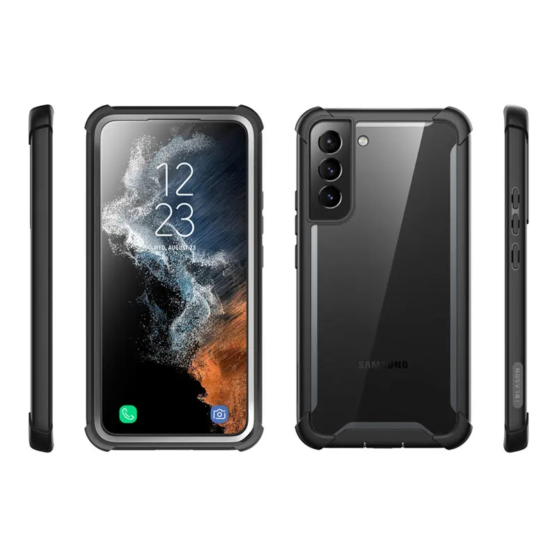 For Samsung Galaxy S22 Case 6.1inch (2022 Release) I-BLASON Ares Full-Body Rugged Bumper Cover WITHOUT Built-in Screen Protector