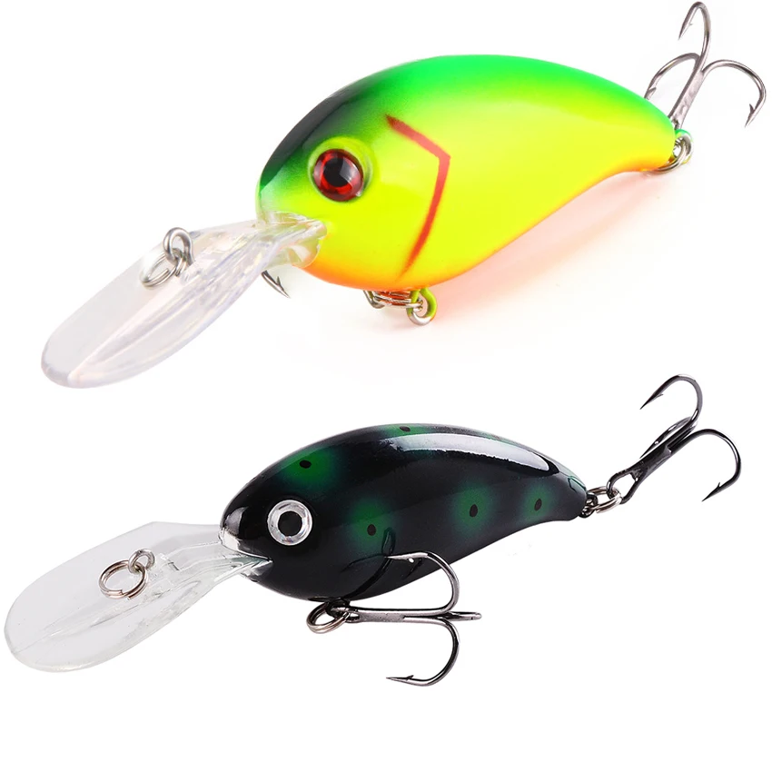 1pcs Crank Fishing Lure Artificial Hard Baits 10cm/15g Crankbait Lures Wobbler Carp Fishing Tackle Pesca Swimbait Treble Hooks