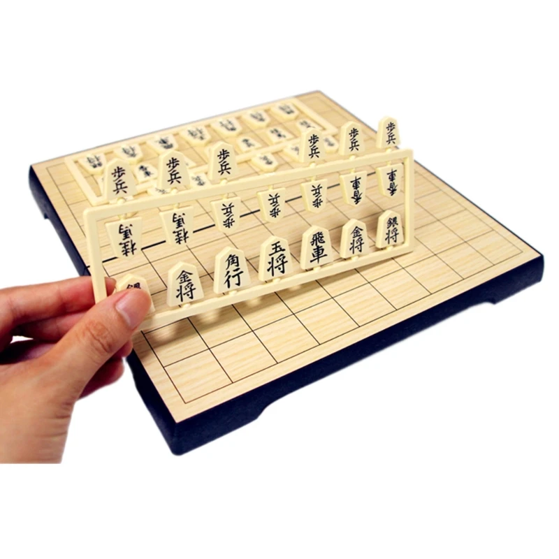 

Japan Shogi Magnetic Foldable Japanese Chess Game Board Game Intelligence Toy 25x25x2cm