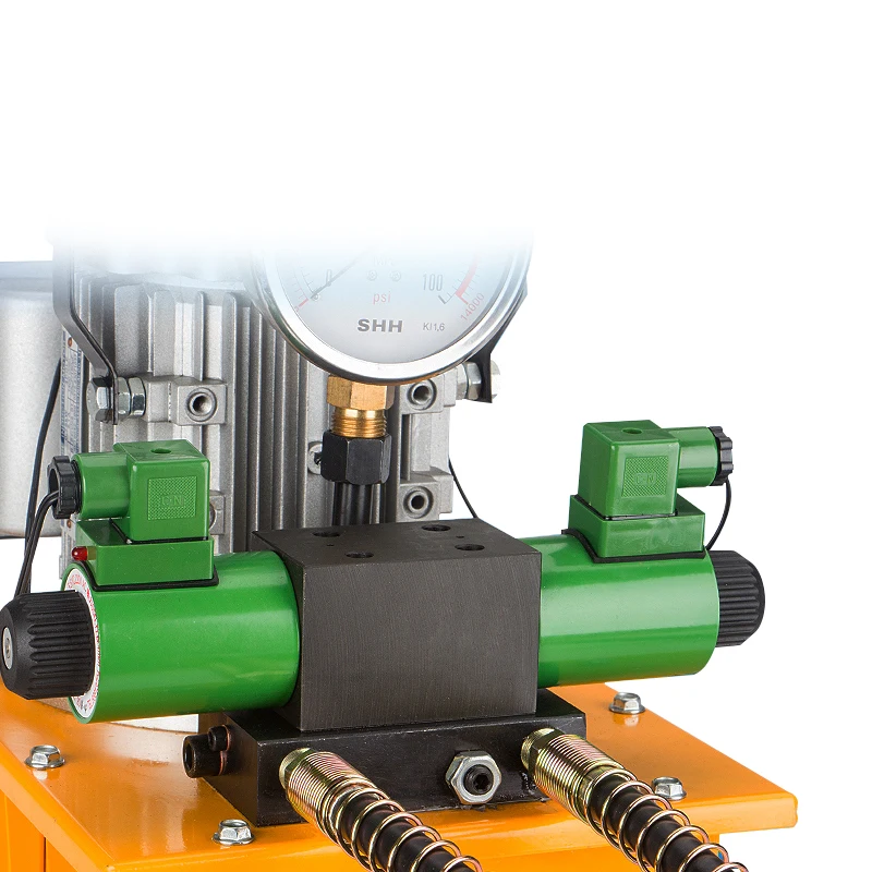 DB300-D2 380v 3kw 30L Double Acting electric pump with solenoid valve Hydraulic pump station Double circuit hydraulic machine