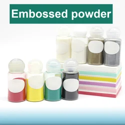 Newly 1 Pcs Embossed Powder Pigment 10ml DIY Embossing Stamping Scrapbooking Craft