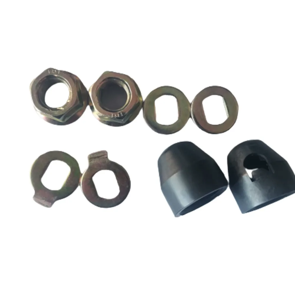 Electric Bicycle Hub Motor Axle  Lock Nut/ Lock Washer /Spacer/ Nut Cover E-Bike Hub Motor Replacement Accessories Parts