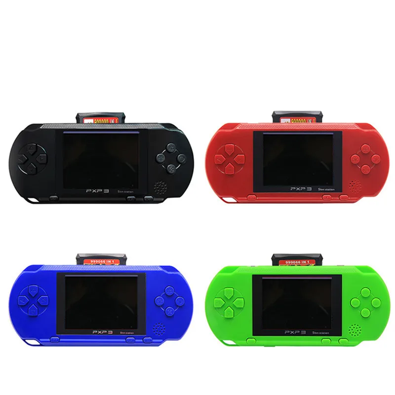 ร้อน 16 บิตคอนโซลเกมมือถือวิดีโอเกมแบบพกพา 200 + เกม Retro Megadrive PXP3