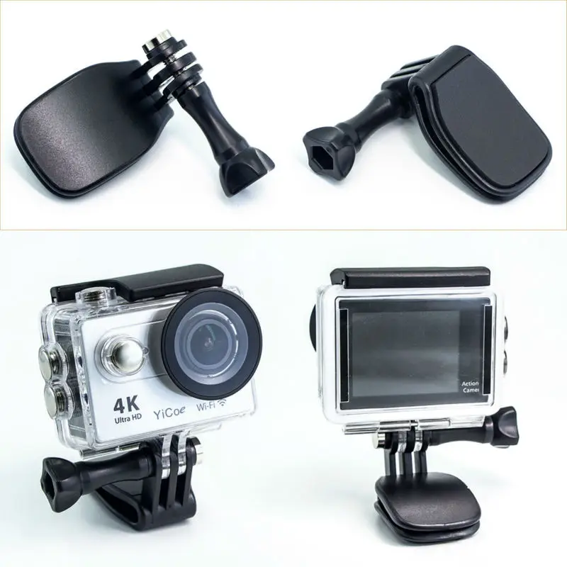 Du lịch Mũ Đầu Dây Nhanh Chóng Kẹp cho GoPro HERO Session 8 7 6 5 4 3 + Xiaomi Yi 4k SJCAM SJ Osmo Camera Hành Động Phụ Kiện