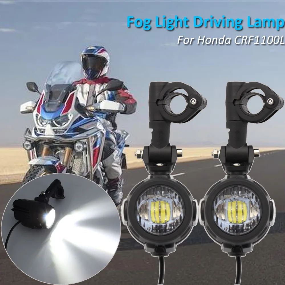 Fog Lights Motorcycle Accessories For Honda CRF1100L CRF 1100L CRF1100 L Africa Twin LED Auxiliary Fog Light Driving Lamp