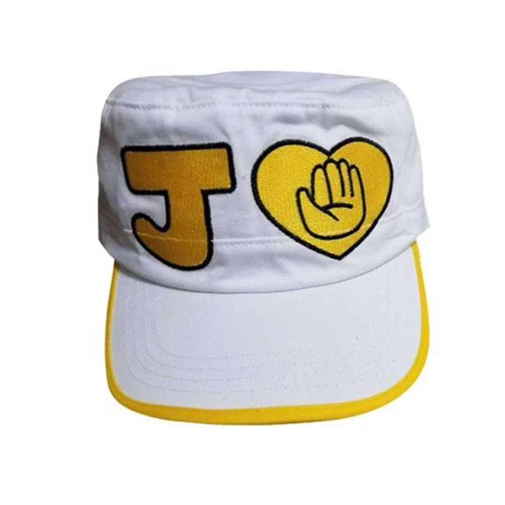 Brdwn JOJO\'S BIZARRE ADVENTURE Detective Conan Unisex Kujo Jotaro Marine Hattori Heiji Cosplay Hat Cap