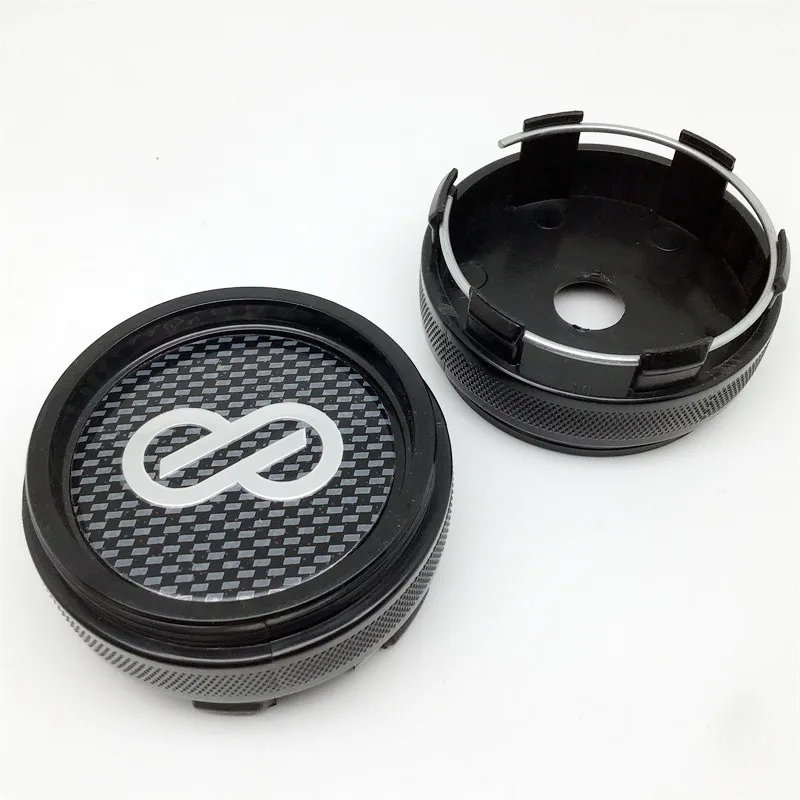 4pcs 66mm  ADNAN VR VOSSEN  ENKEI  Wheel Center Caps Hub Cover Alloy Black Chrome Emblem Badge Car Styling Accessories