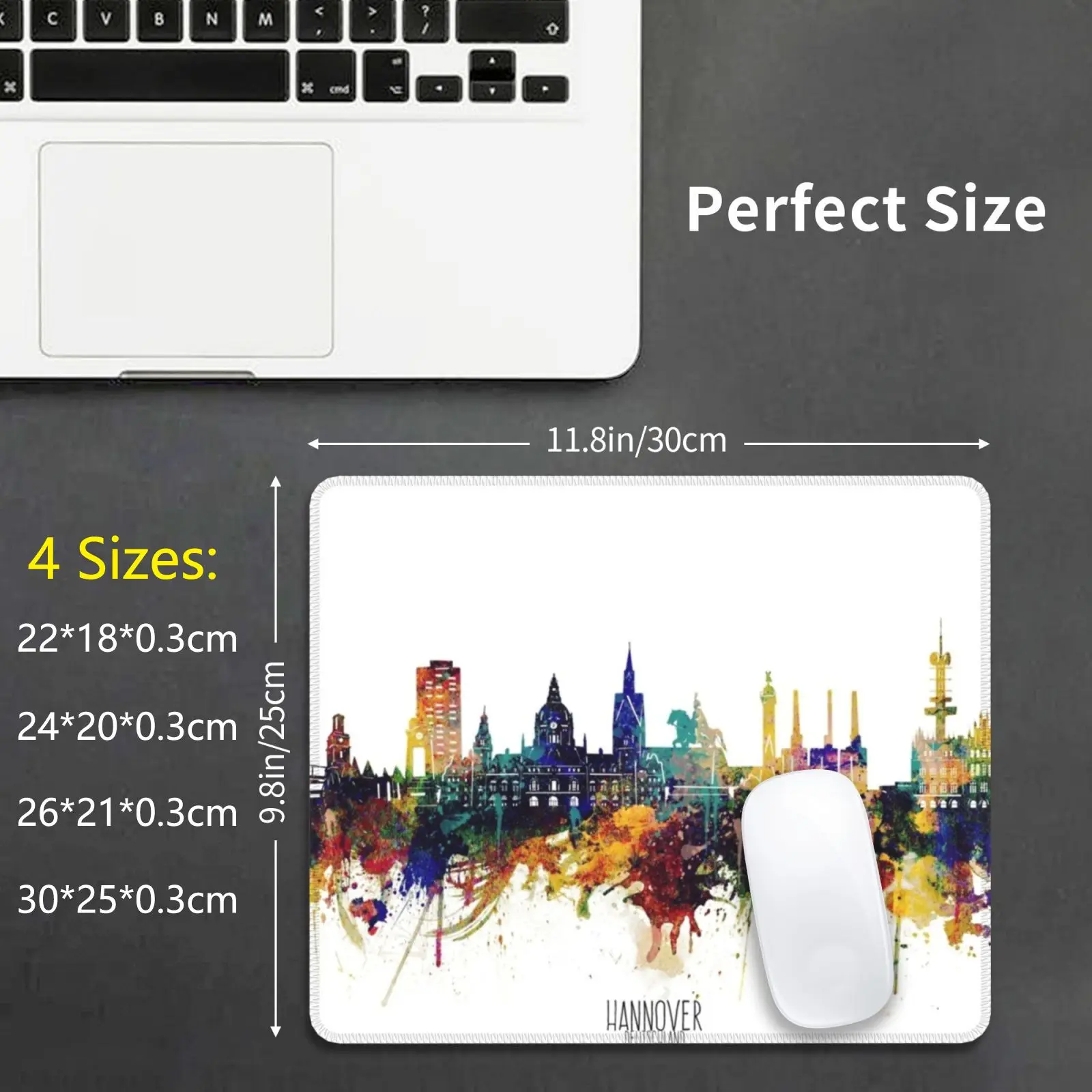 Skyline Mouse Pad DIY Print Cushion Germany Germany Skyline City