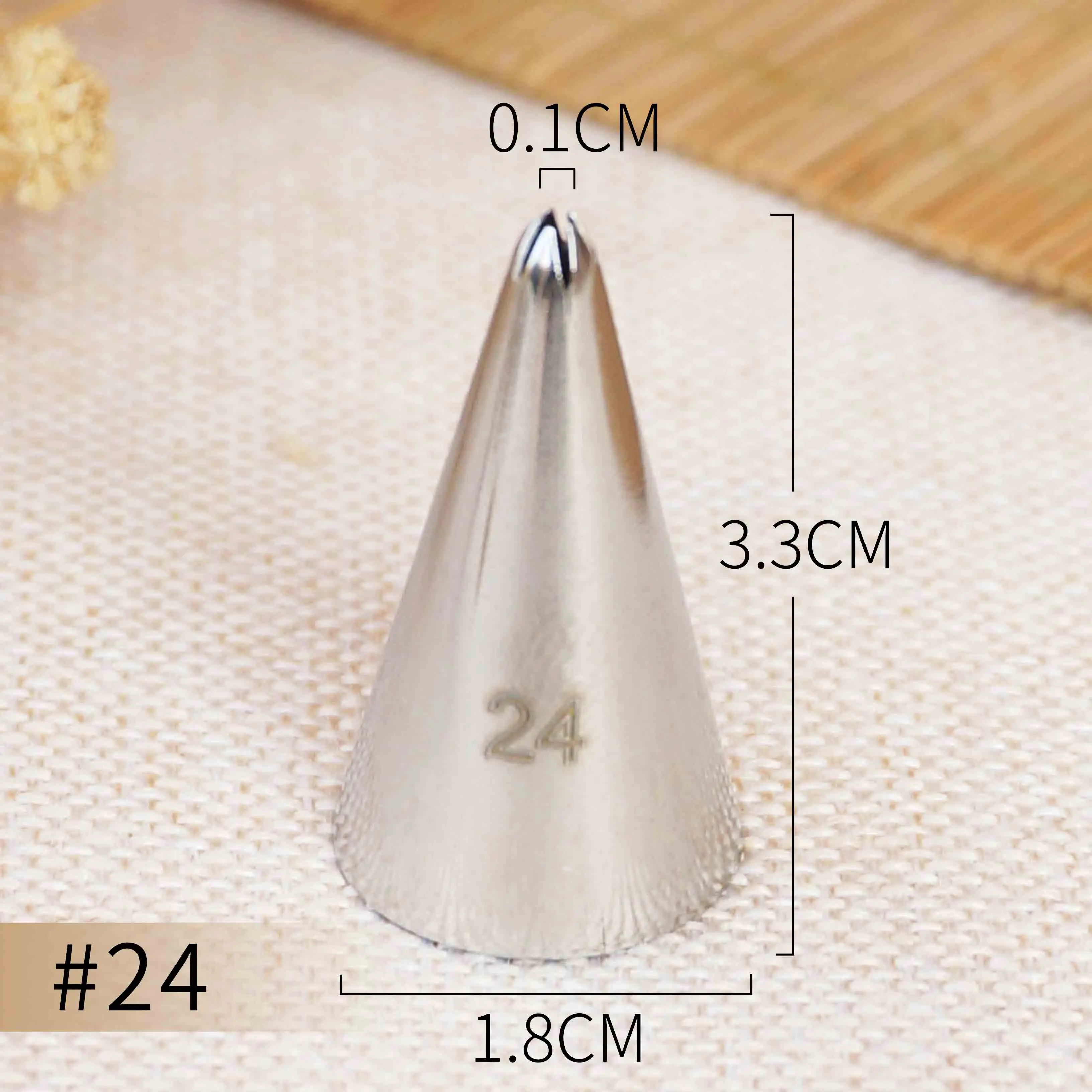 #24 Close Star Cake Decorating Pastry Piping Nozzle Icing Tips Bakeware Kitchen Tools Stainless Steel Small Size