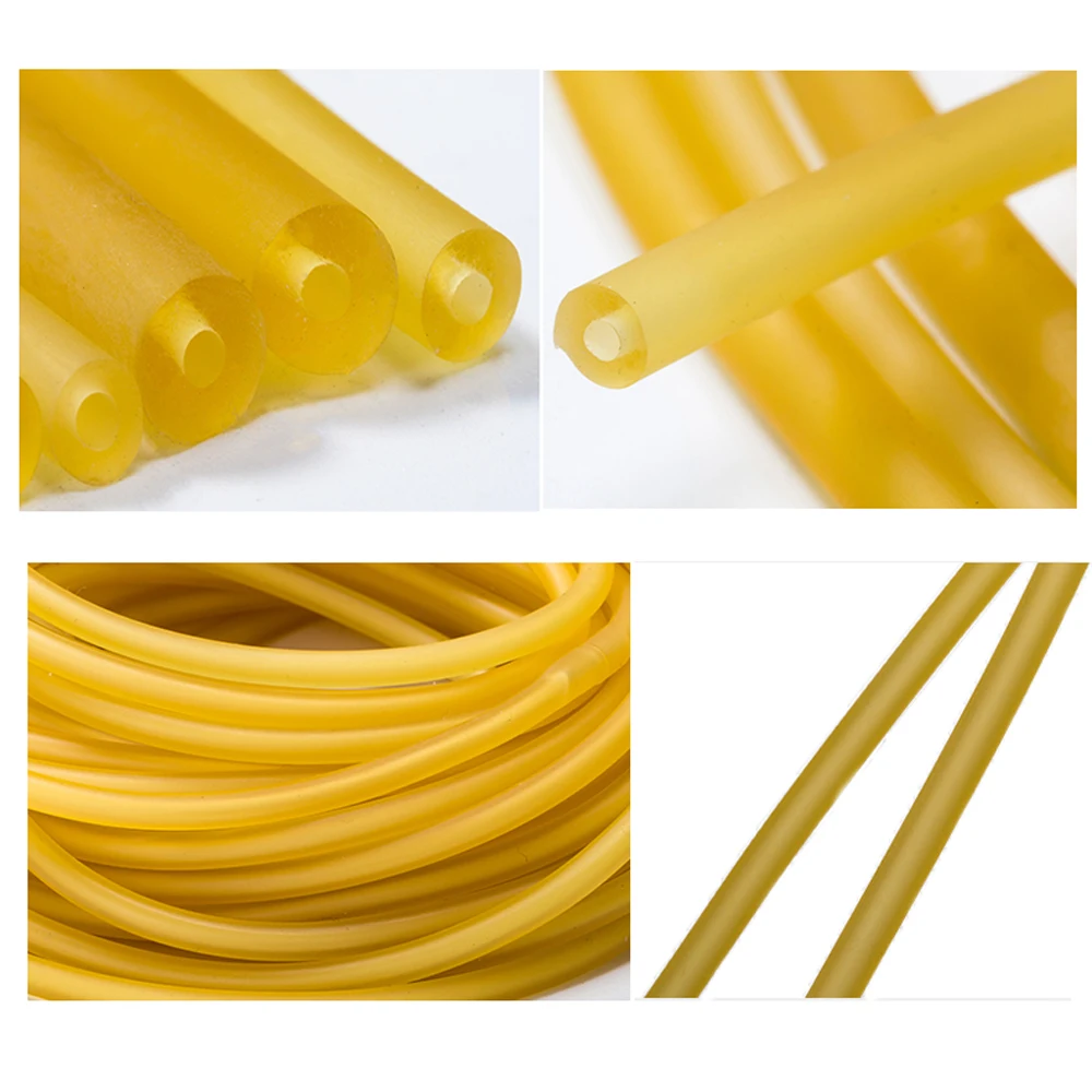 

1 Meter Natural Latex Rubber Hoses 1.6-12mm ID High Resilient Elastic Surgical Medical Tube Slingshot Catapult Band