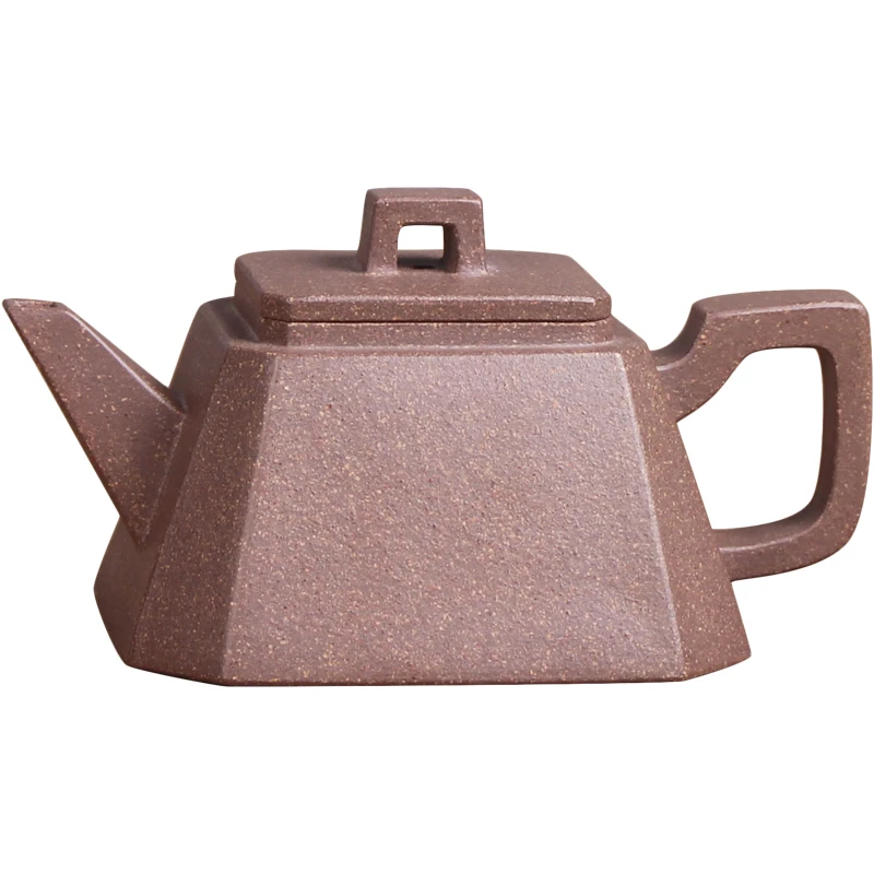 |chang, yixing recommended pure manual colorful period of mud square Angle of smoke pot artist Fan Weiming all handmade