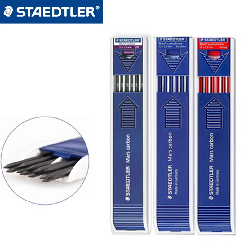 

STAEDTLER 200 2mm Mechanical Pencils Refills for Engineering drawing Pencils Student Stationery Office accessories School suppli