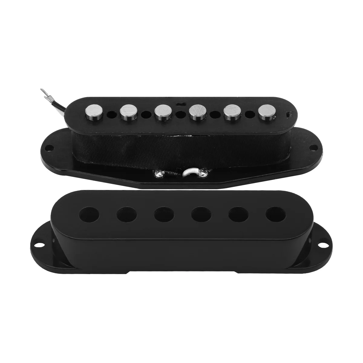 FLEOR Vintage Alnico 5 Pickup Black ST Guitar Single Coil Pickup, Neck/Middle/Bridge Pickup for Choose