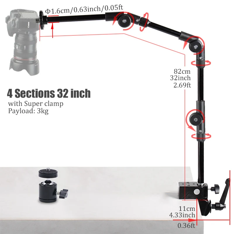 BFOLLOW Articulated Magic Arm 25\