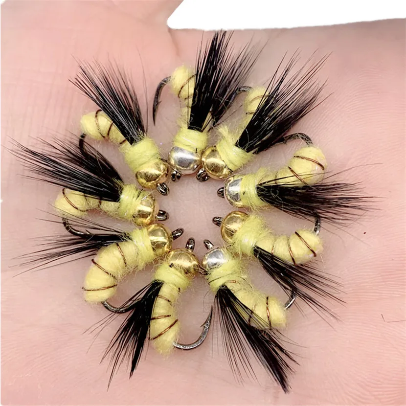 3/6Pcs Angeln Fliegen Realistische Nymph Scud Fly für Trout Fly Angeln Streamer Binden Künstliche Köder Köder – Detail 18