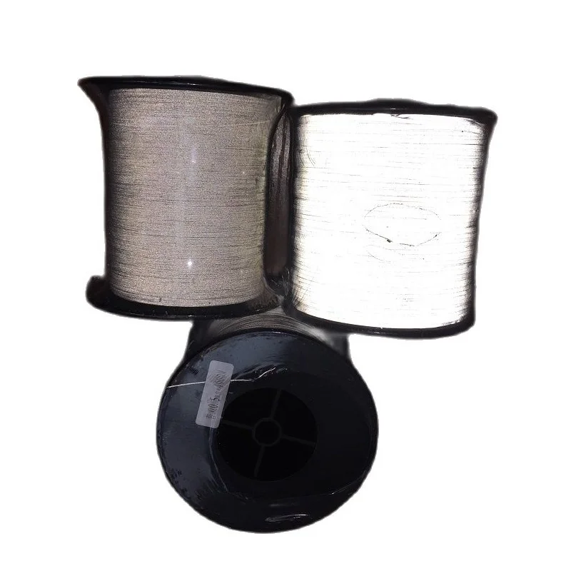 Alta Visibilidade 2-Sided Reflective Warning Safety Silk, Double Party Protective, Grey Thread Tape