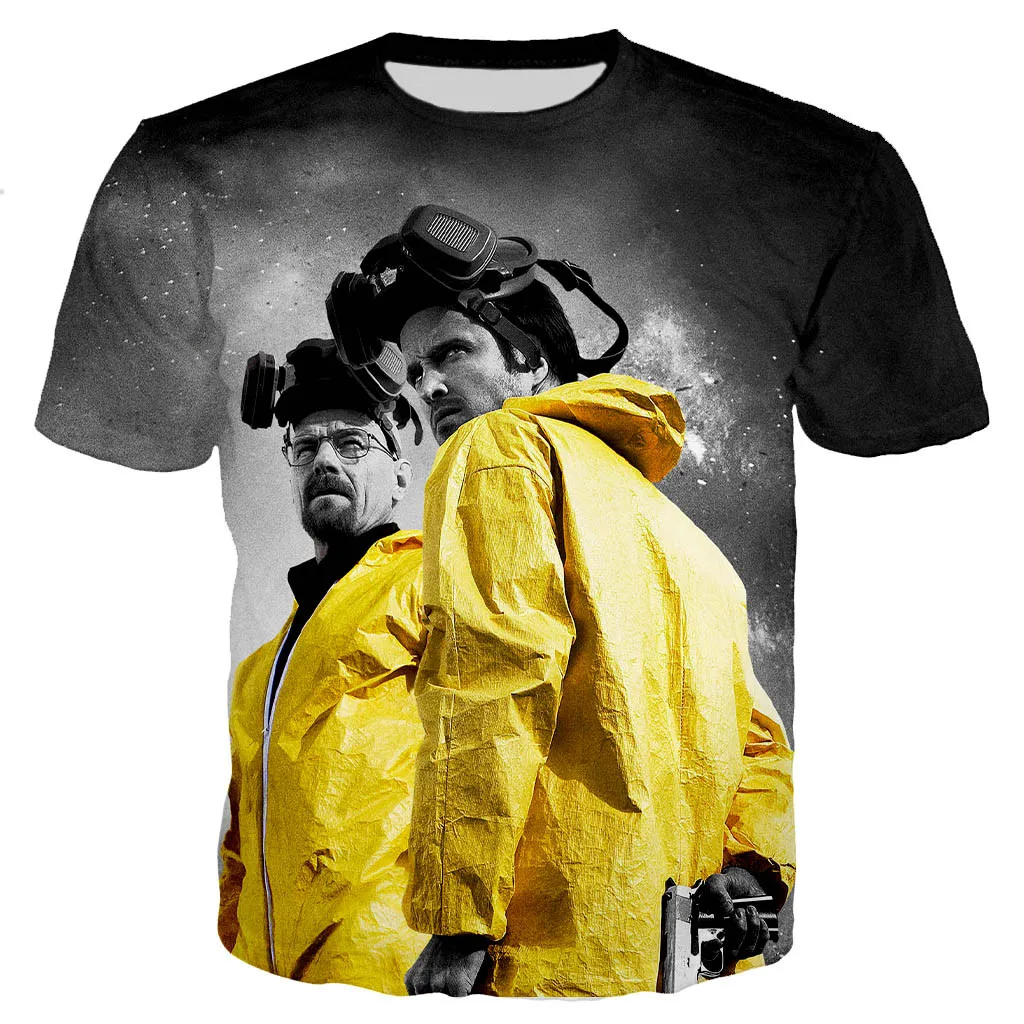 Breaking Bad Men/women New Fashion Cool 3D Printed T-shirts Casual Style Tshirt Streetwear Tops Dropshipping