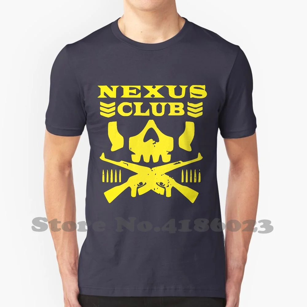 Nexus Club ( Parody ) Design #6 100% Cotton T-Shirt The Nexus Wade Barrett Daniel Bryan Cm Punk Heath Slater Justin Gabriel