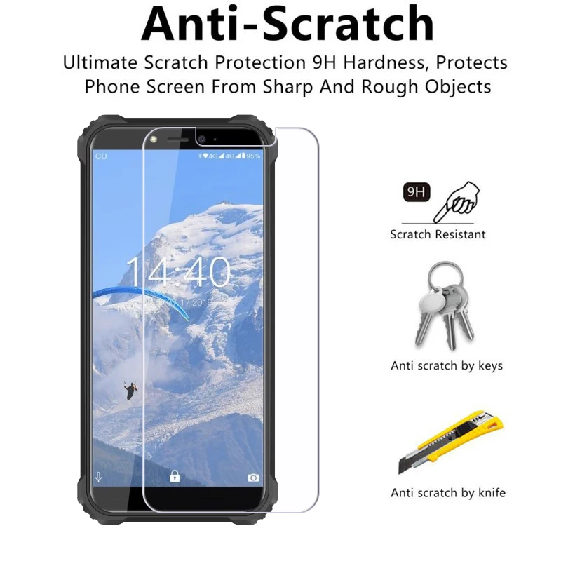 9H 2.5D Tempered Glass For Oukitel WP5 Pro High Quality Protector Film In Stock Cover For Oukitel WP5 Glass Smartphone 5.5Inch