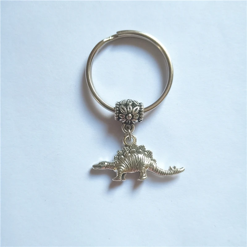 1 Pcs Stegosaurus Key Chain, Dinosaur Pendant, Cool Dinosaur Jewelry, Dinosaur Keychain Keyring