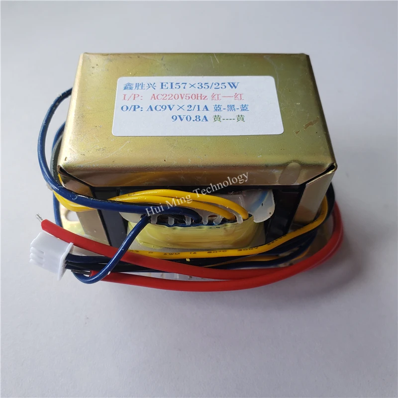 12V-0-12V 0.9A 9V 0.2A Transformer 220V 25VA 9V-0-9V 1A 9V 0.8A EI57*35 Speaker power subwoofer transformer for HF-057